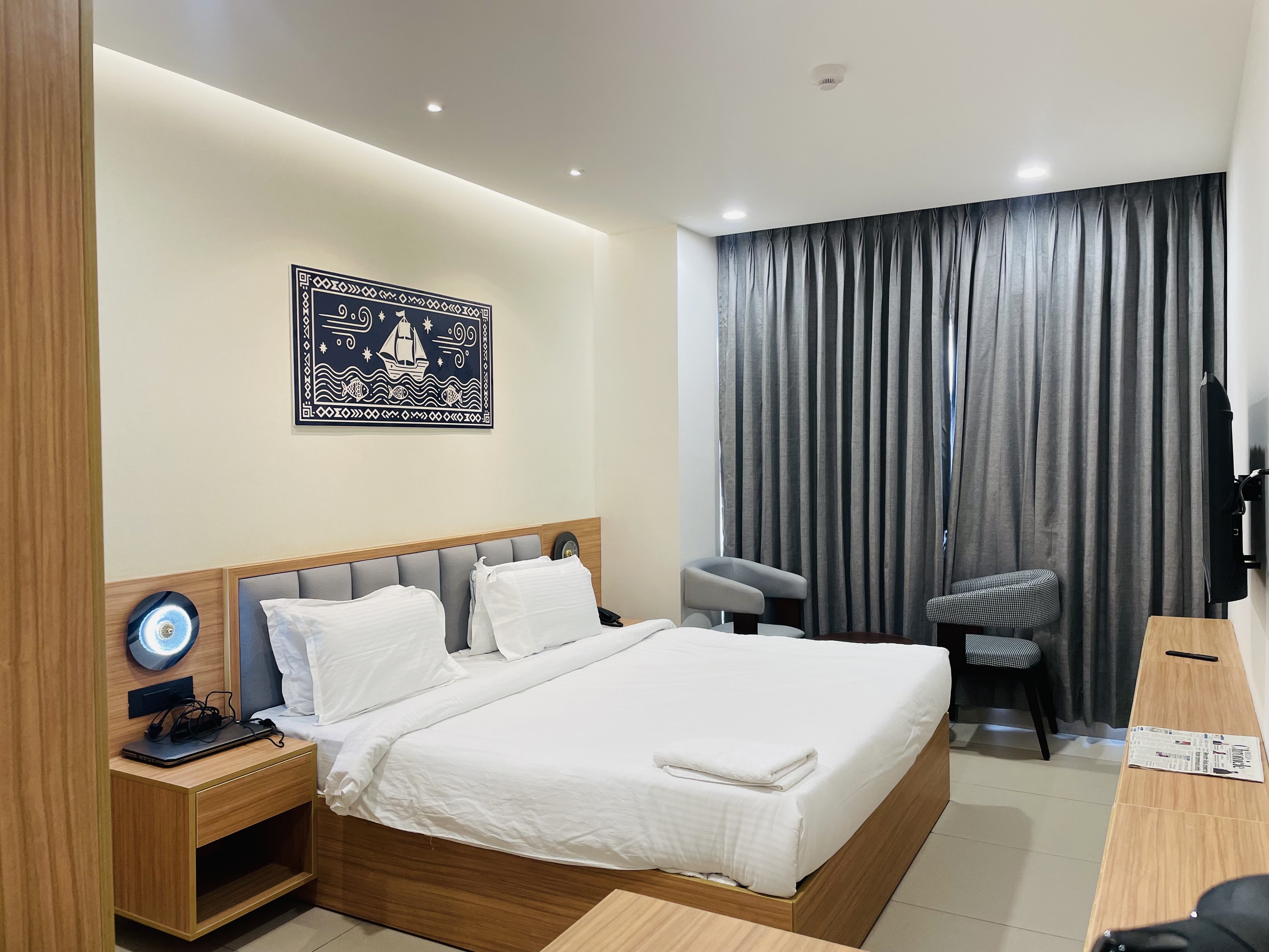 Luxury Suite Room at Tridha Hotels with King Size Bed
